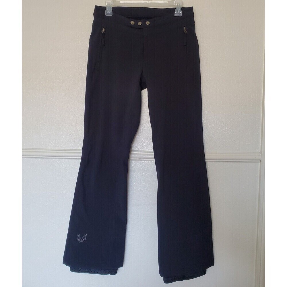 Five Fifty Five Womens Black Waterproof Snow Pants Ski Snowboard Size 8 2948